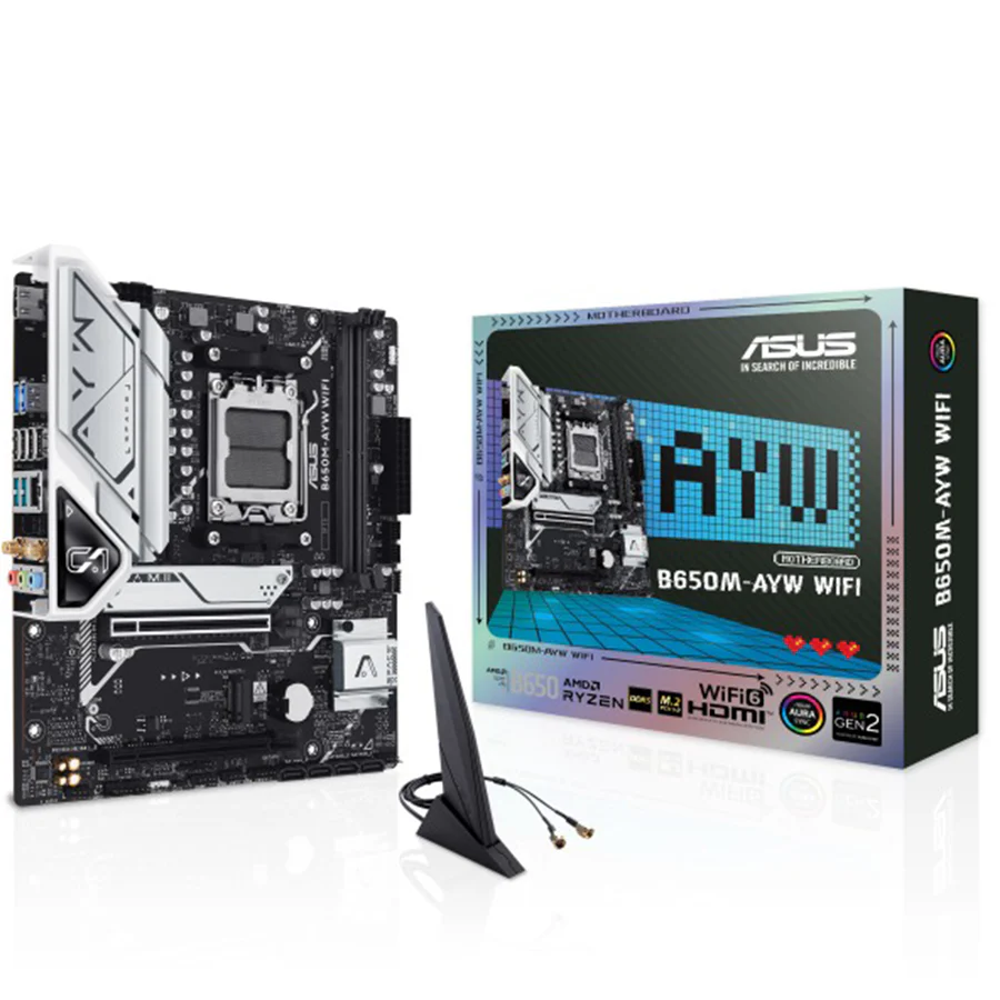 Powered by ASUS: A21 White Desktop Gaming PC | AMD Ryzen 7 8700F | 16GB (2X8GB) RAM | 1TB SSD | RTX 5060 Ti - Image 3