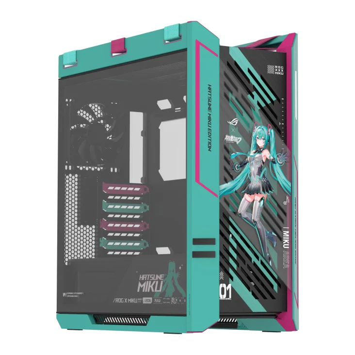 Powered by ASUS: Hatsune Miku Desktop Gaming PC | AMD Ryzen 7 9800X3D | 64GB RAM | 2TB SSD | RTX 5080 | Windows 11 Pro - Image 5