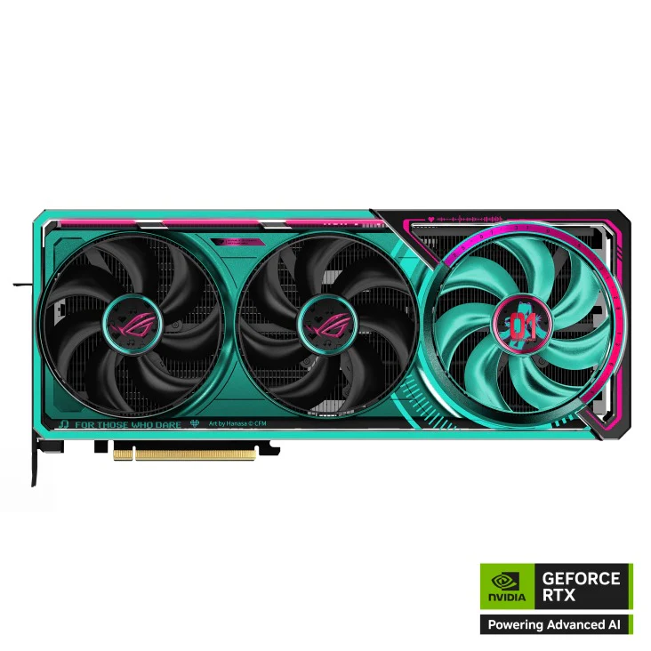 Powered by ASUS: Hatsune Miku Desktop Gaming PC | AMD Ryzen 7 9800X3D | 64GB RAM | 2TB SSD | RTX 5080 | Windows 11 Pro - Image 7
