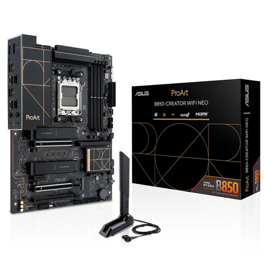 Powered by ASUS: Proart Black Desktop Gaming PC | AMD Ryzen 7 9700X | 32GB (2X16GB) RAM | 2TB SSD | RTX 5070 Ti OC - Image 4