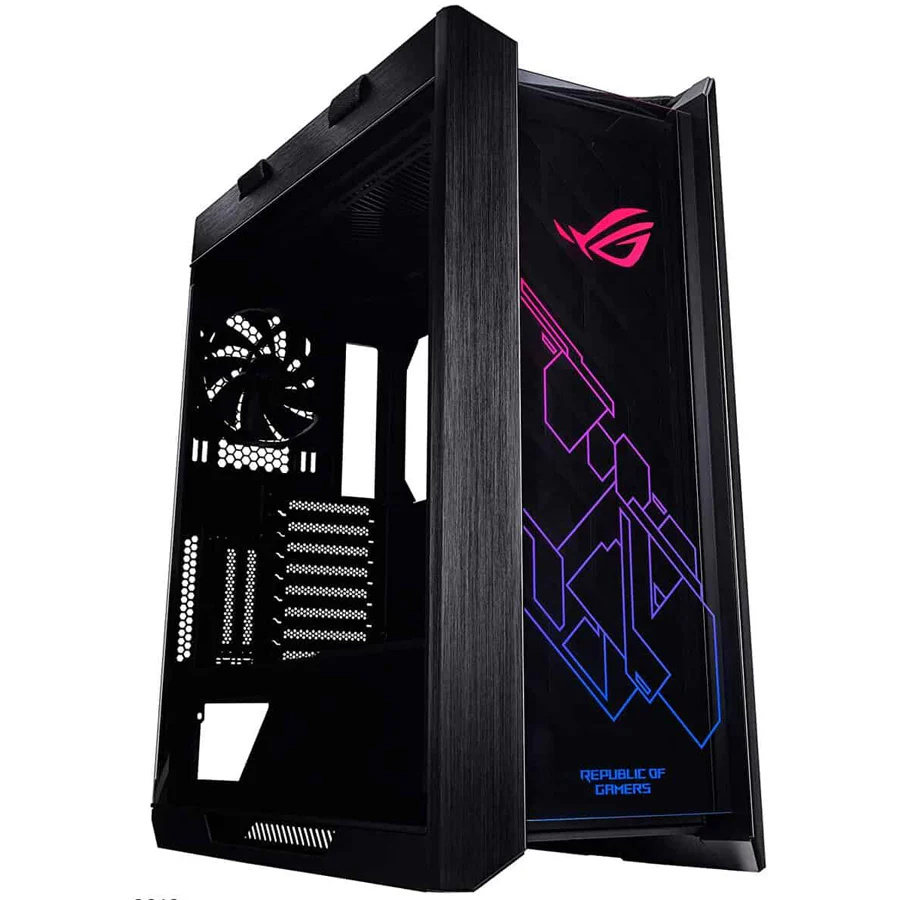 Powered by ASUS: ROG Strix Helios Black Desktop Gaming PC | AMD Ryzen 9 9900X3D | 32GB (2X16GB) RAM | 2TB SSD | RTX 5090 - Image 3