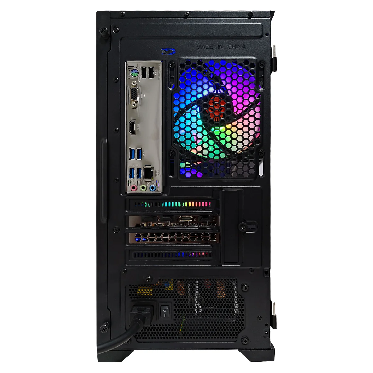 Powered by Gigabyte Campus Core Desktop Gaming PC | AMD Ryzen 5 5500 | 16GB RAM | 512GB SSD | RTX 3050 | Windows 11 Pro - Image 8
