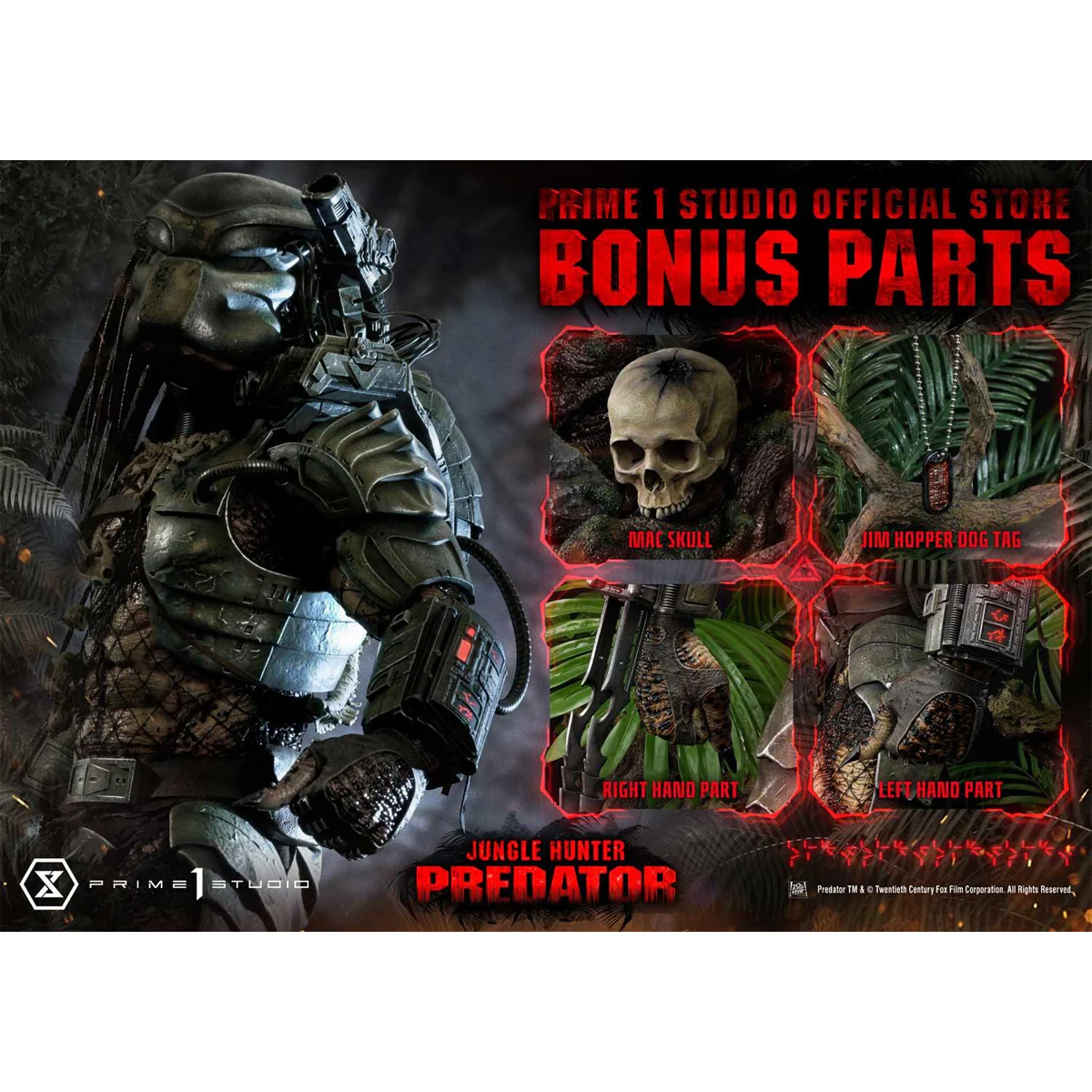 Museum Masterline Predator (Film) Jungle Hunter Predator DX Bonus Version Pre-Order Downpayment - Image 2
