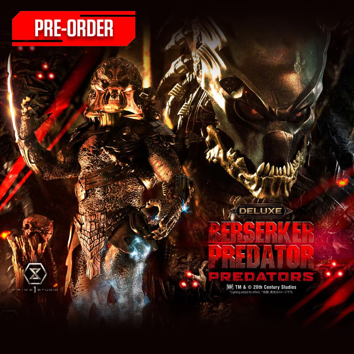 Museum Masterline Predators (Film) Berserker Predator DX Bonus Version Pre-Order Downpayment
