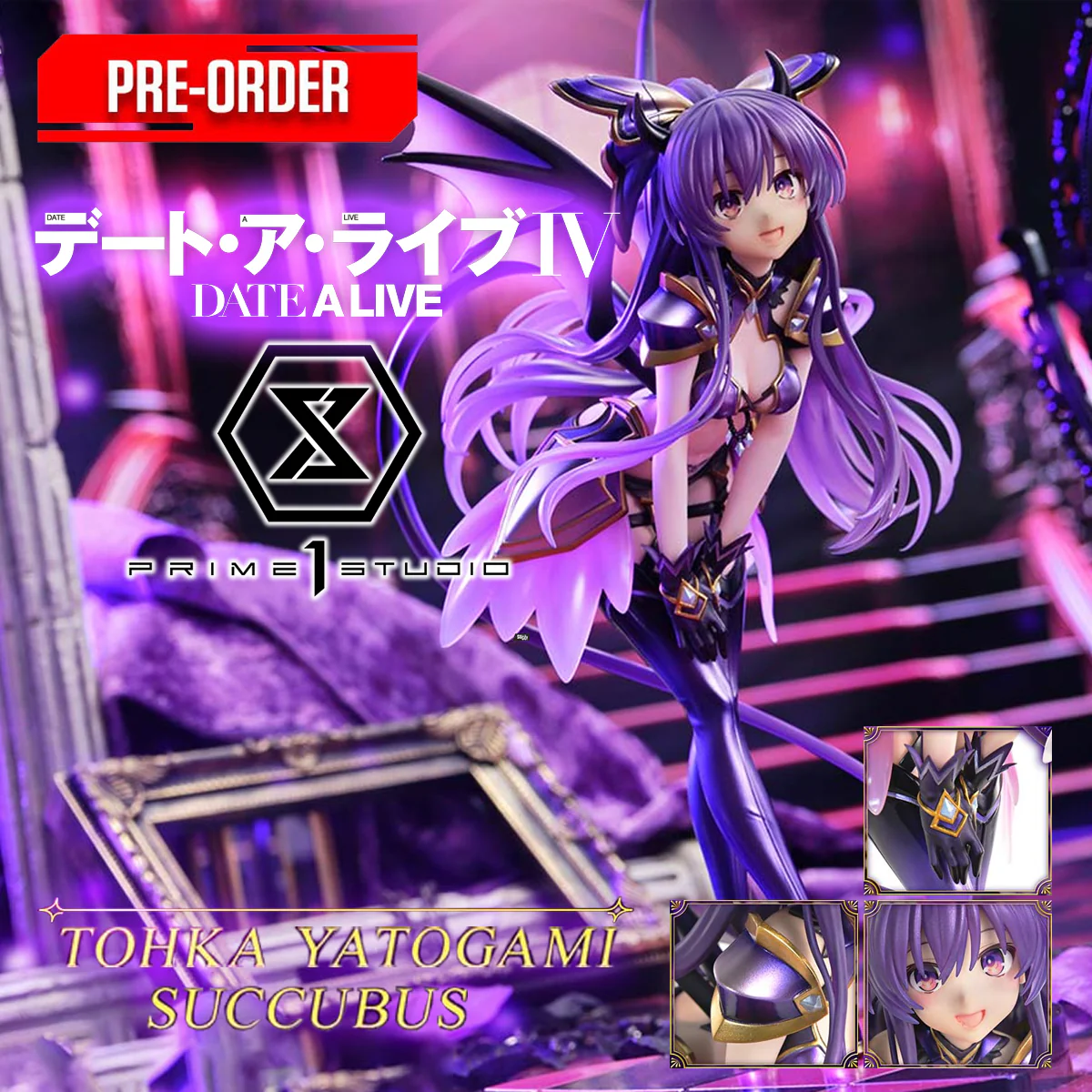 Prisma Wing DATE A LIVE Tohka Yatogami succubus 1/7 Scale Pre-Painted figure Pre-Order Downpayment