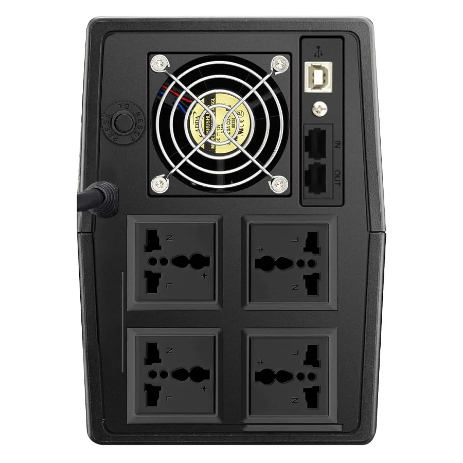 Prolink PRO1501SFCU-4U 1500VA 900W Super-Fast Charging Line Interactive UPS with Built-in AVR + 4x Universal Socket + USB Port - Image 2