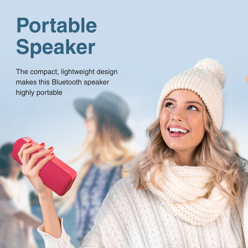 Promate Capsule-2 Crystal Sound HD Wireless Speaker (Red) - Image 5