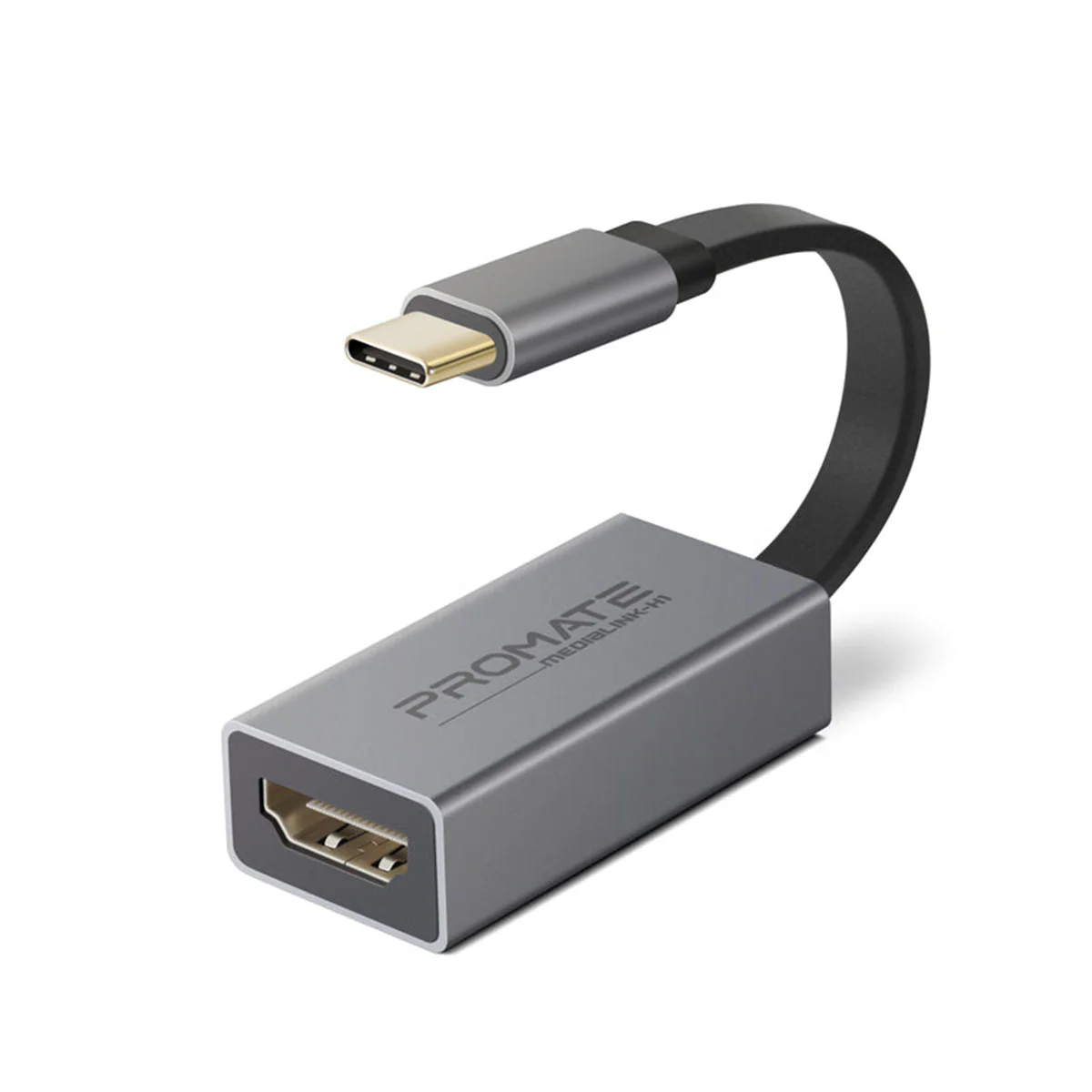 Promate MEDIALINK-H1 High Definition USB-C TO HDMI Adapter 4K UHD