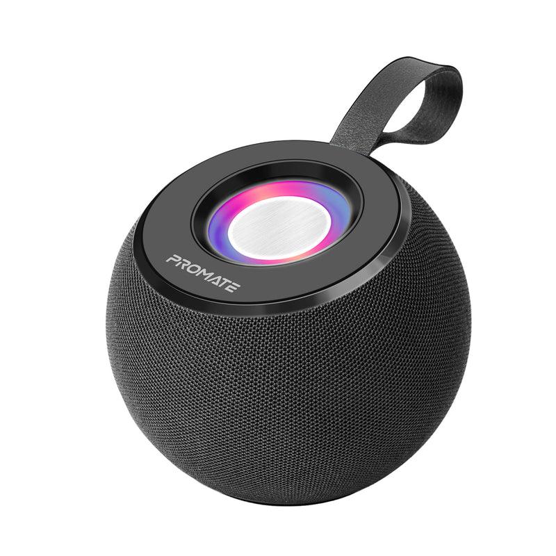Promate Juggler Lumiflux Wireless High-Definition Speaker (Black)