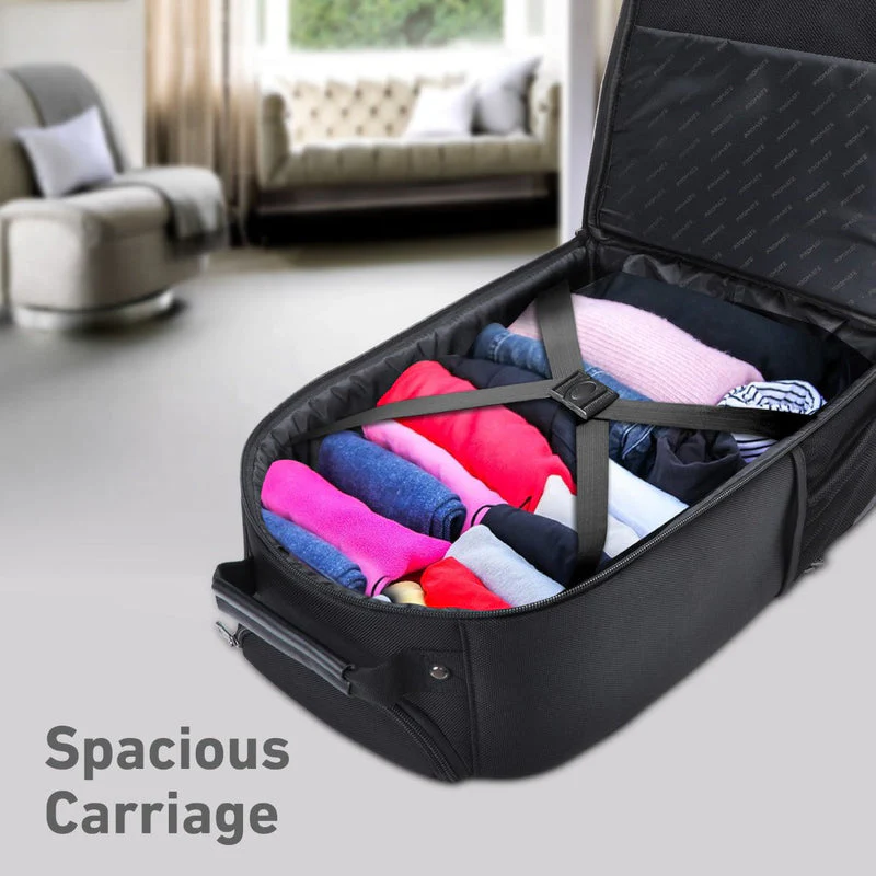 Promate Mogul-TR 2-in-1 Secure Storage Water Resistant Trolley Bag for 16" Laptop With Multiple Large Compartments - Image 6
