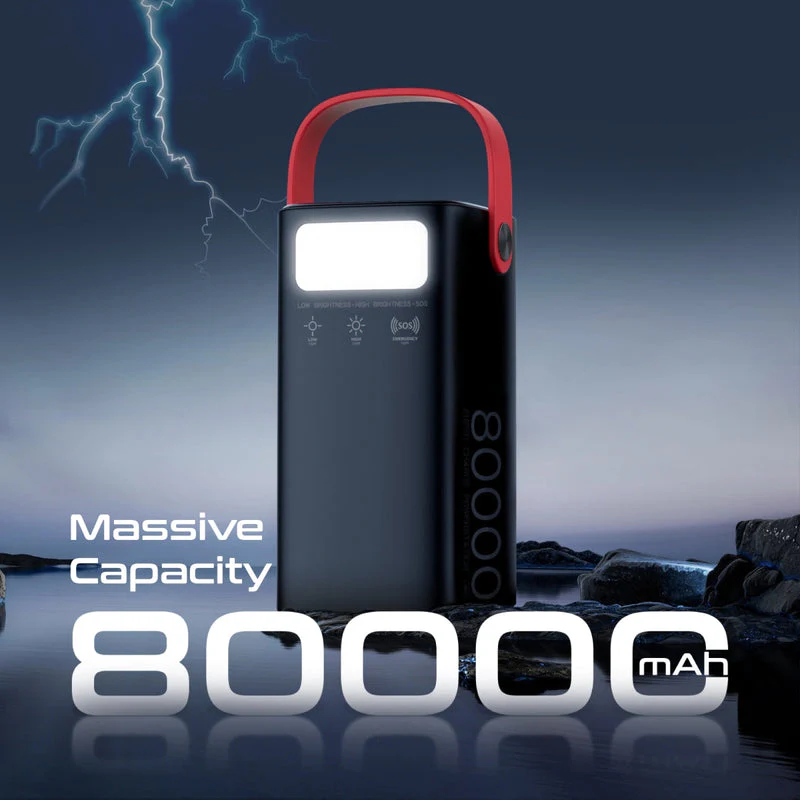 Promate PowerMine-80Pro 80000mAh High-Capacity 100W Ultra-Fast-Charging Power Pack - Image 11