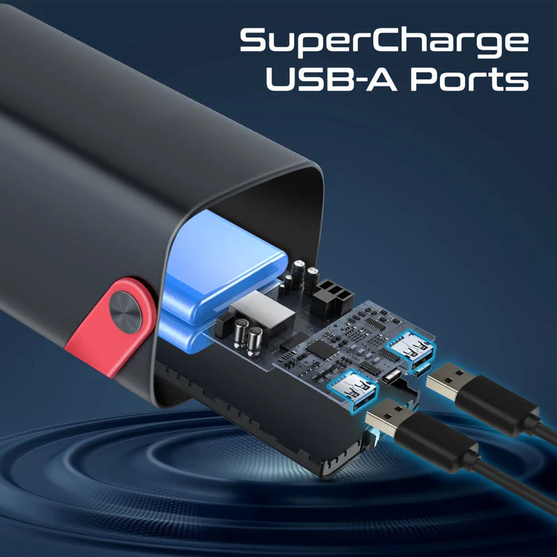 Promate PowerMine-80Pro 80000mAh High-Capacity 100W Ultra-Fast-Charging Power Pack - Image 8