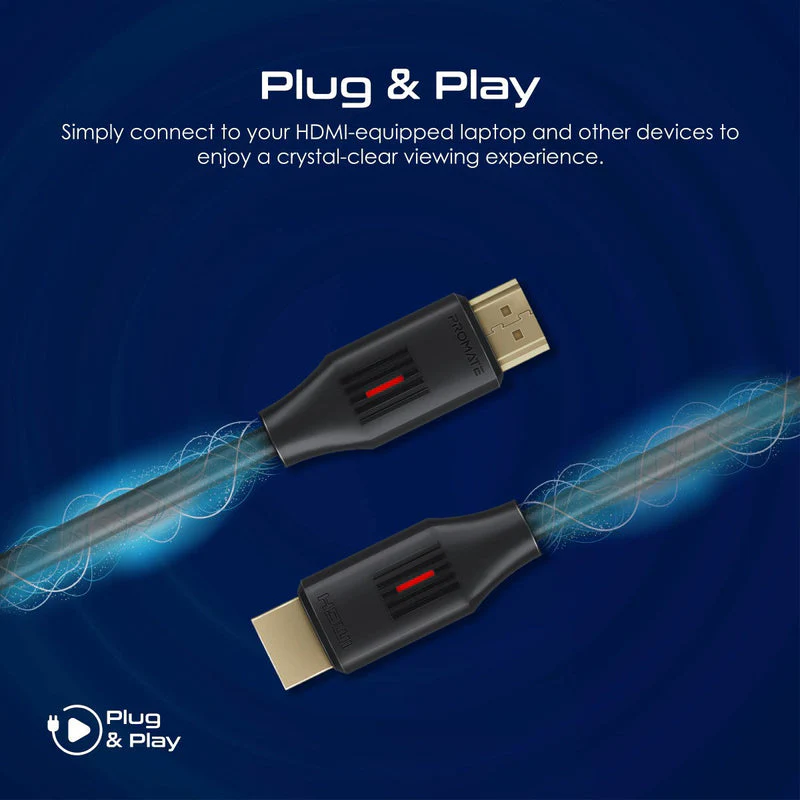 Promate PROLINK4K60-150 60HZ 4K Ultra-High Definition Audio Video HDMI Cable - Image 3