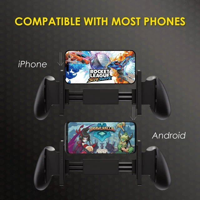 Proteus 3-in-1 JoyCon Grip for Nintendo Switch/ iPhone/ Android (Black) - Image 7