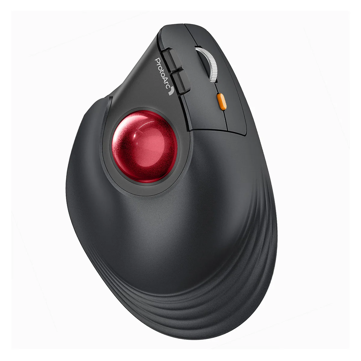 ProtoArc EM05 NL Ergonomic Vertical Wireless Trackball Mouse (Black + Blue Ball, Black + Grey Ball, Black + Red Ball, Black + Violet Ball) - Image 10