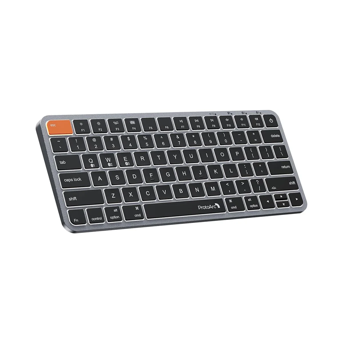 ProtoArc K90-A Multi-Device Backlit Bluetooth Mac Keyboard (Space Grey) (CP016998) - Image 3