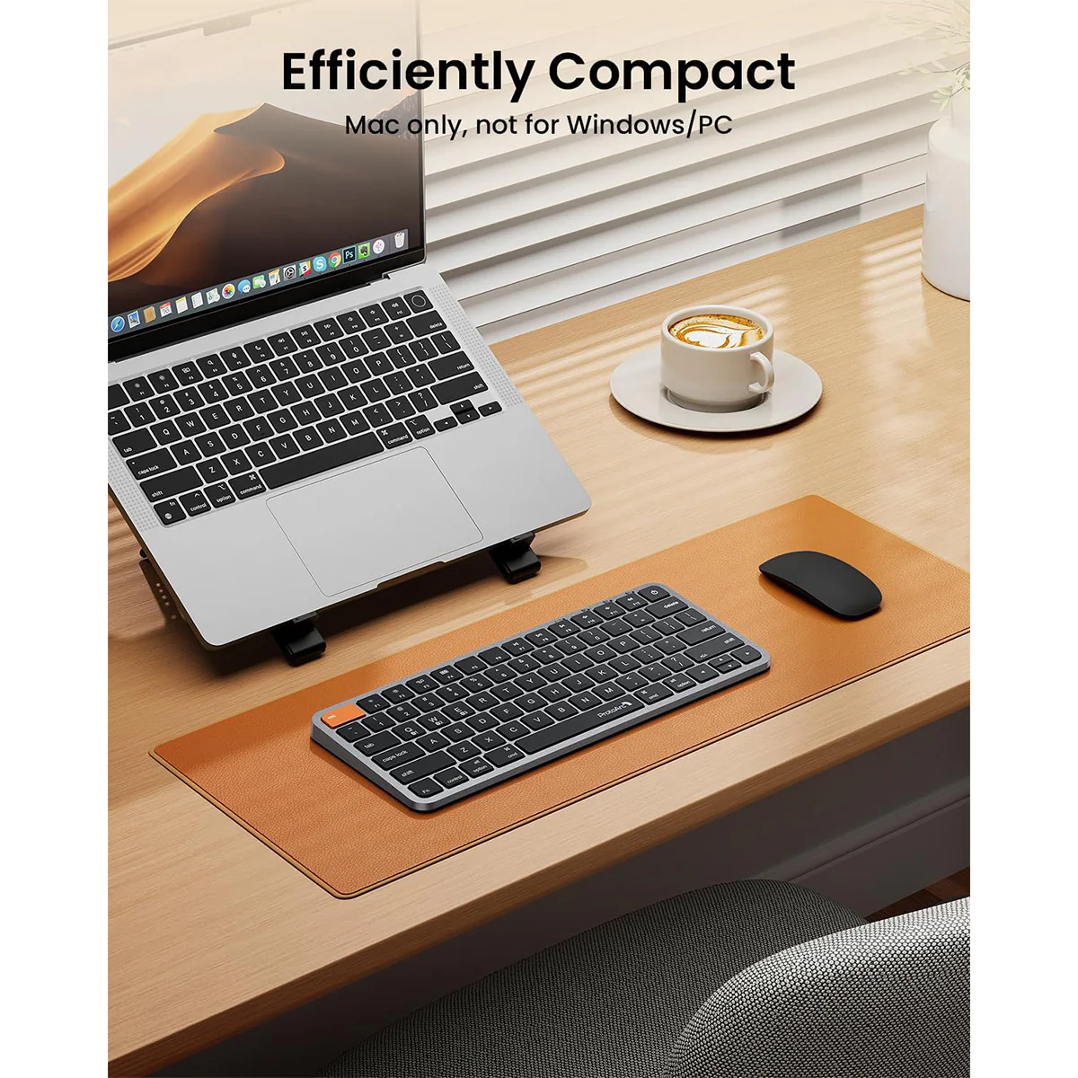 ProtoArc K90-A Multi-Device Backlit Bluetooth Mac Keyboard (Space Grey) (CP016998) - Image 9