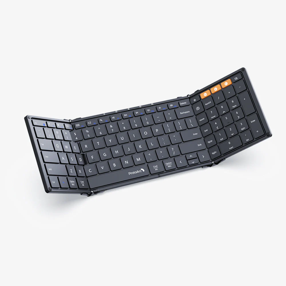 ProtoArc XK01 Foldable Full-Size Bluetooth Keyboard (Black) (CP011803) - Image 12