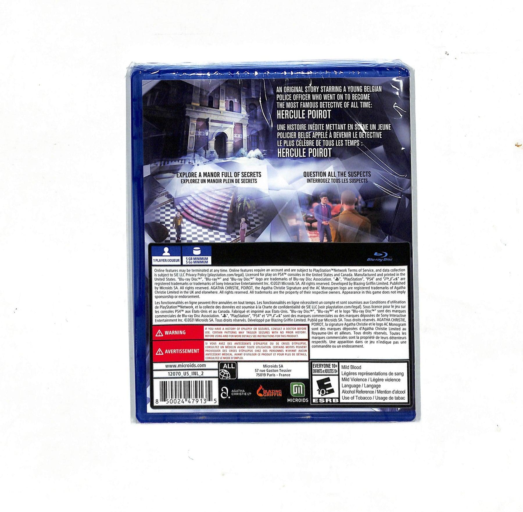 PS4 AGATHA CHRISTIE HERCULE POIROT THE FIRST CASES ALL (US) (ENG/FR) - Image 8