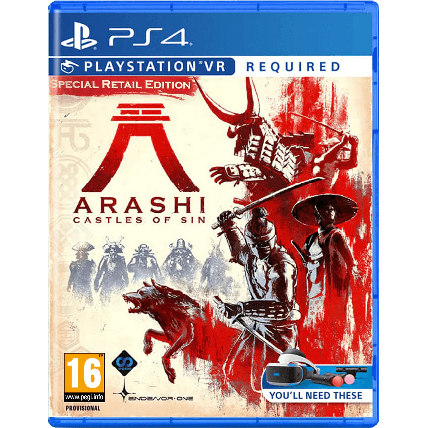 PS4 Arashi Castles of Sin VR Reg.2