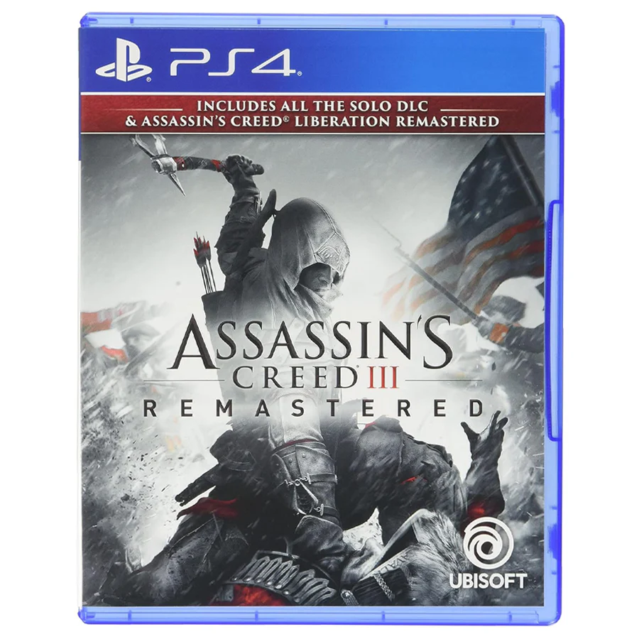 PS4 Assassins Creed III Remastered (Includes All The Solo DLC & Assassins Creed Liberation Remastered) Reg.2 (Eng/EU)