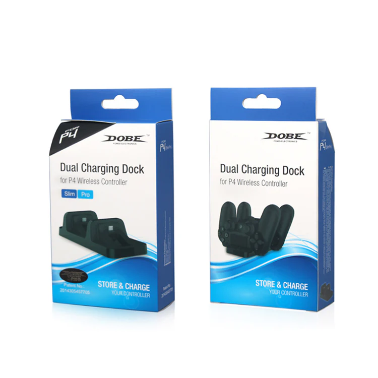 PS4 DUAL CHARGING DOCK FOR PS4 WIRELESS CONTROLLER (DOBE) TP4-002 BLK - Image 7