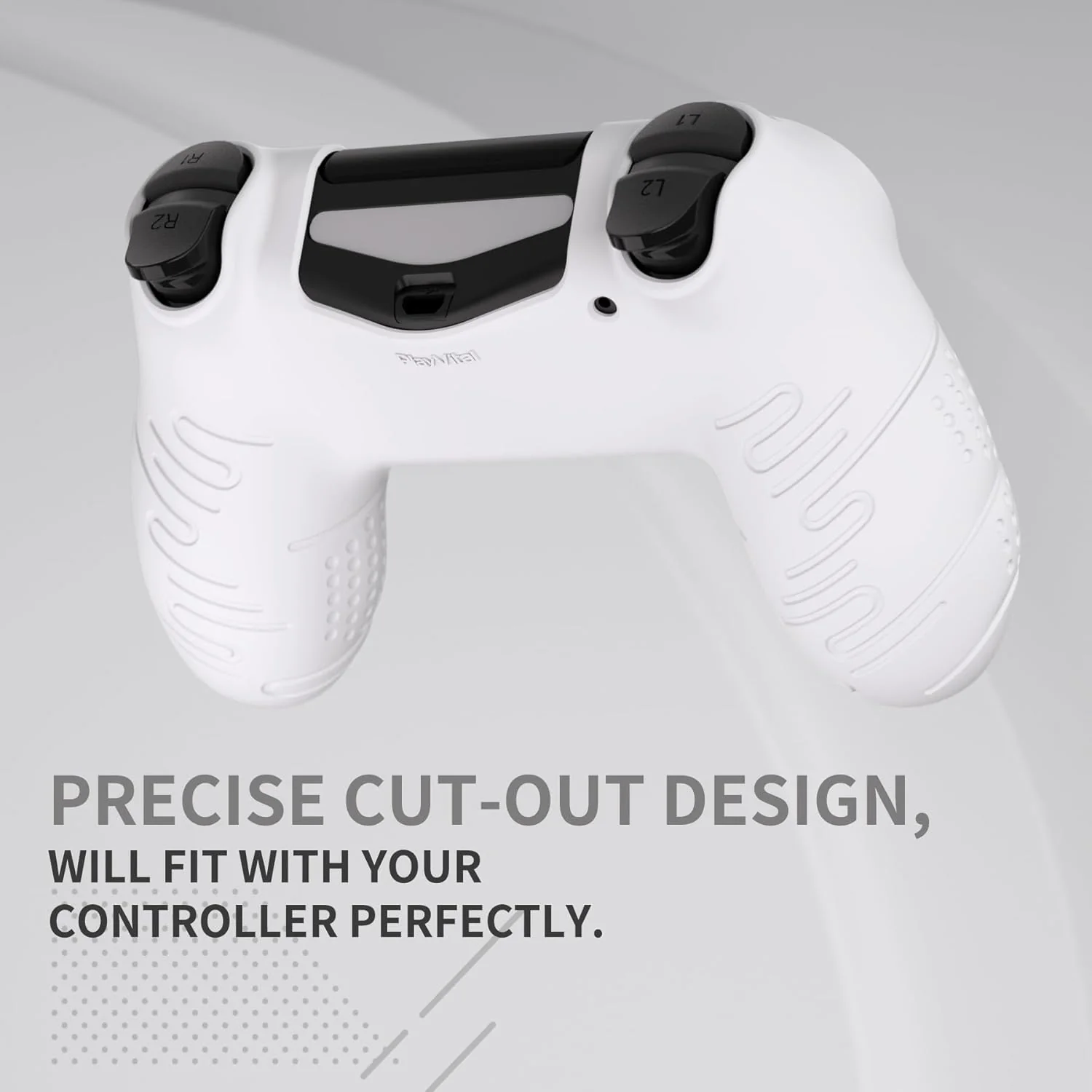PS4 DUALSHOCK 4 WIRELESS CONTROLLER SILICON SKIN PROTECTOR (WHITE) - Image 6