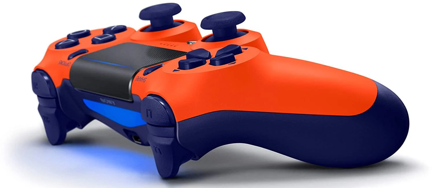 PS4 Dualshock 4 Wireless Controller Sunset Orange US (CUH-ZCT2U) - Image 3