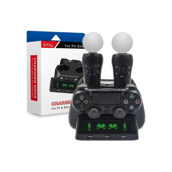 PS4 Iplay Charging Dock For PS4 Slim & Pro Controller (HBP-118) - Image 3