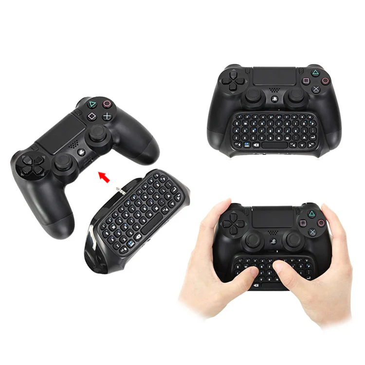 PS4 WIRELESS KEYBOARD FOR PS4 CONTROLLER BLACK (DOBE) TP4-008 - Image 6