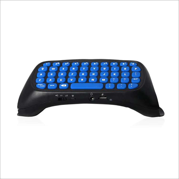 PS4 Wireless Keyboard for PS4 Controller (Dobe) (Blue/Black) TP4-022 - Image 2