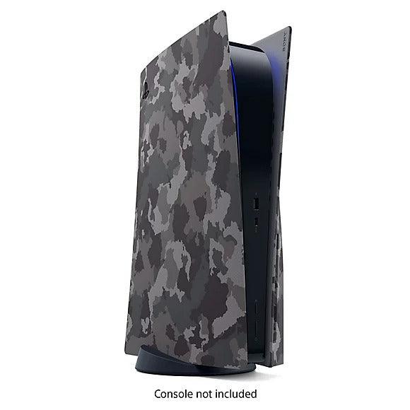 PS5 Console Cover (Grey Camouflage) (CFI-ZCD1 S06) - Image 2