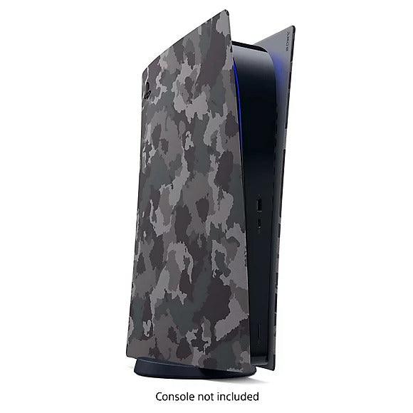 PS5 Digital Edition Console Cover (Grey Camouflage) (CFI-ZCE1 S06) - Image 3