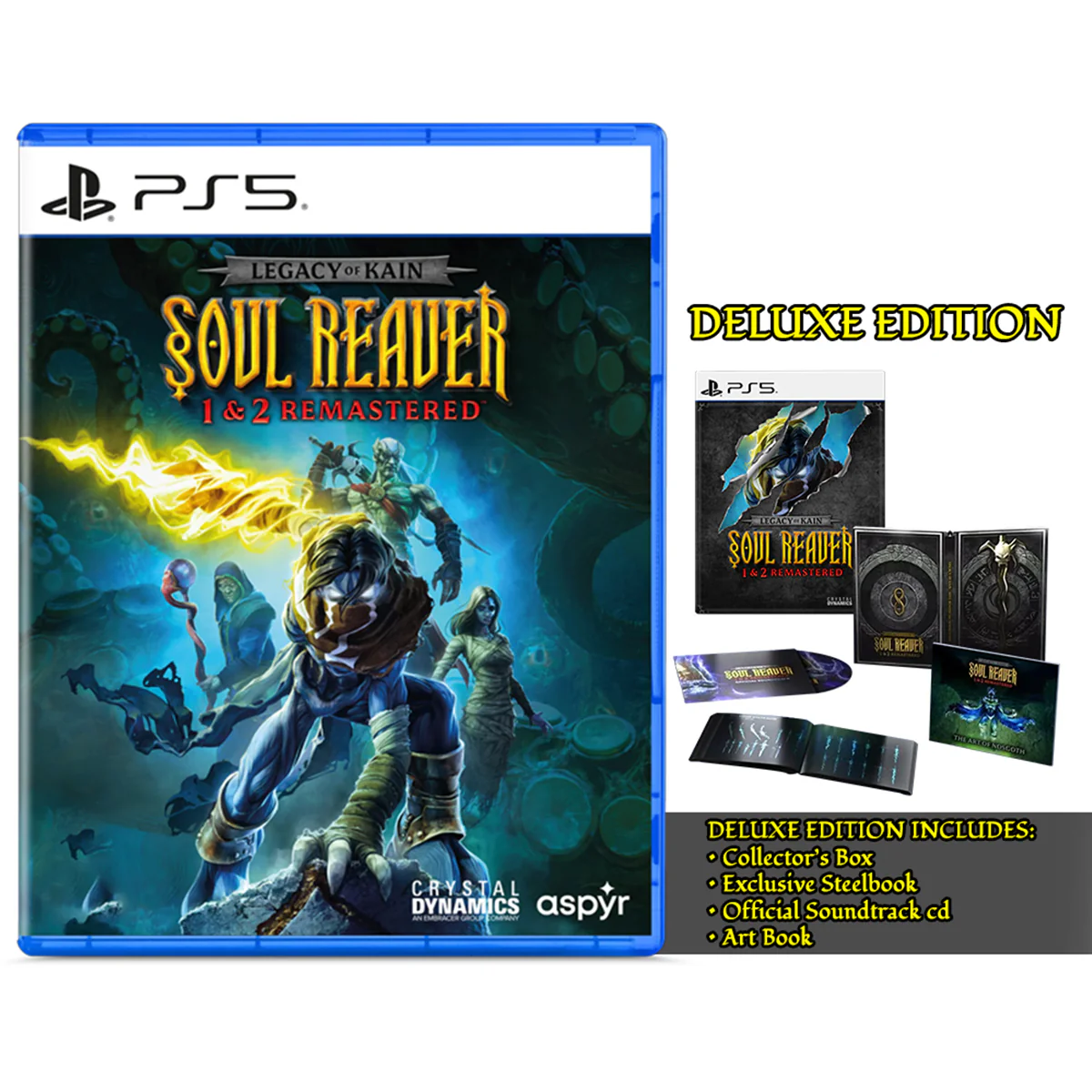 PS5 Legacy of Kain Soul Reaver 1 & 2 Remastered Deluxe Edition (Eng/EU)