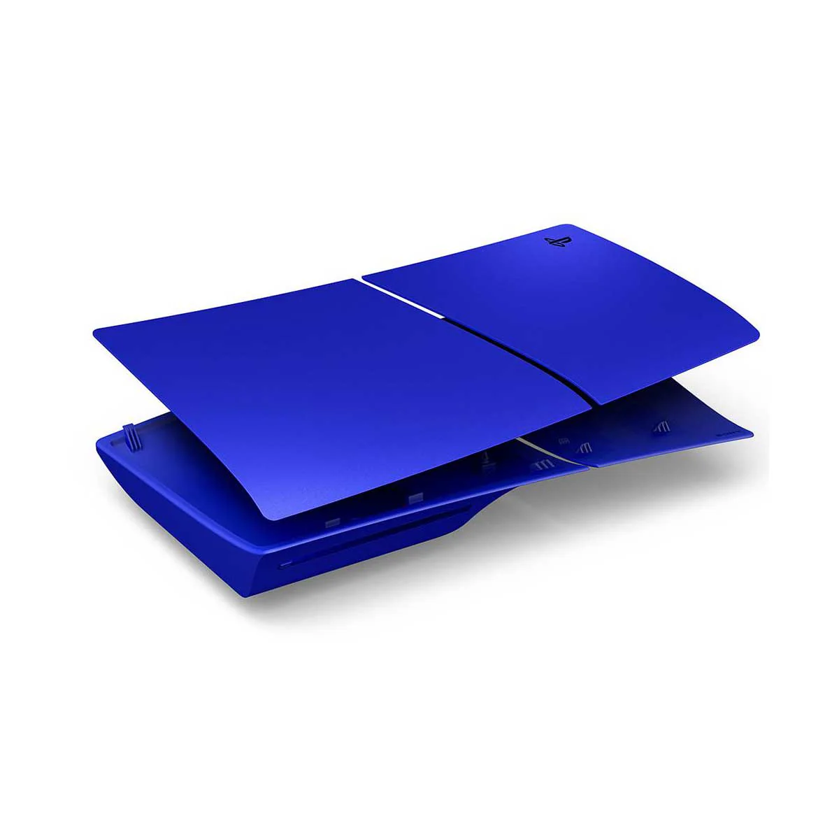 PS5 Slim Console Covers (Cobalt Blue, Midnight Black, Sterling Silver, Volcanic Red) - Image 2