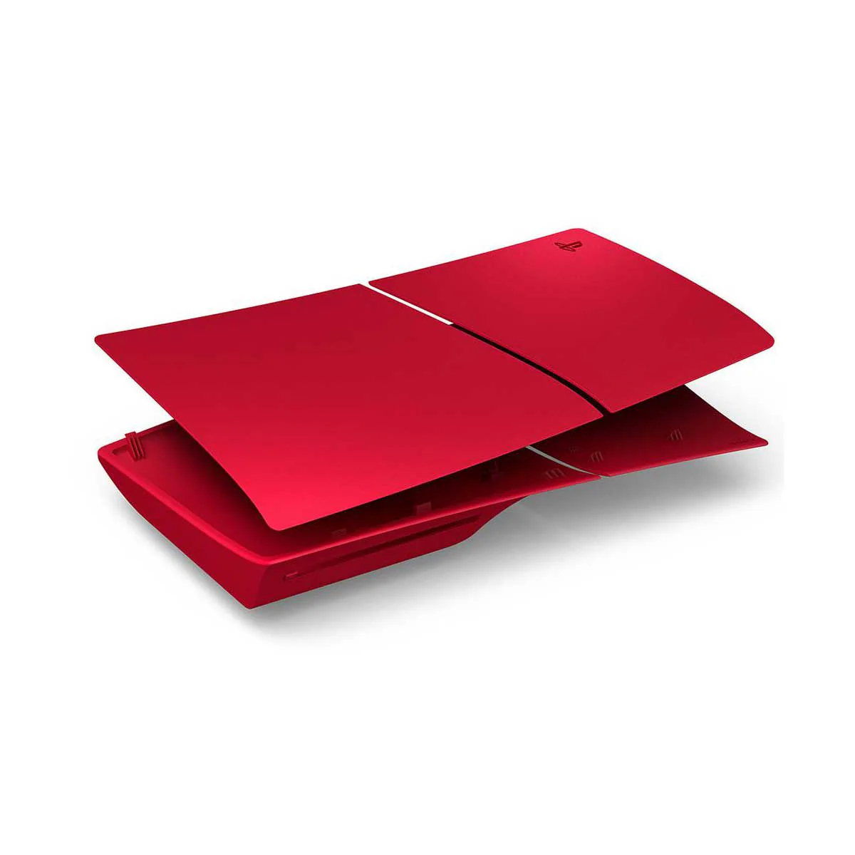 PS5 Slim Console Covers (Cobalt Blue, Midnight Black, Sterling Silver, Volcanic Red) - Image 5