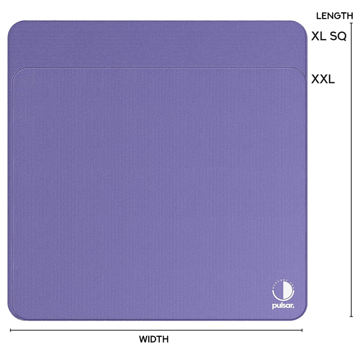 Pulsar Mercury Pro Mousepad - Quantum Violet (XSoft Hybrid, Soft Hybrid) (XL, XLSQ)