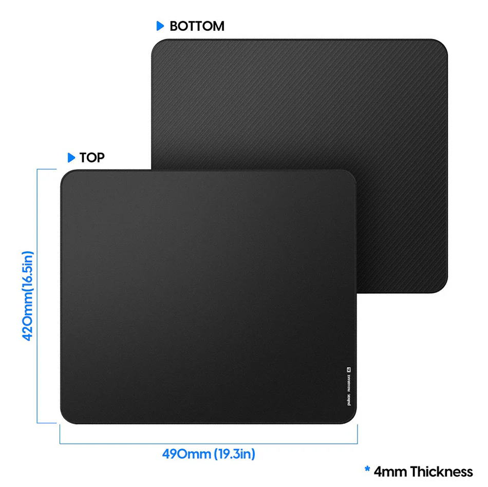 Pulsar Para Brake V2 Mouse Pad XL (Slow Speed) (Black) (PMP13XLB2) - Image 4