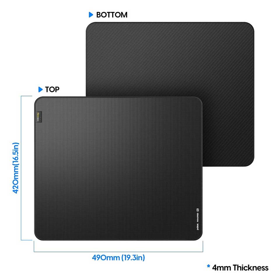 Pulsar Para Speed V2 Mouse Pad XL (Black) (PMP12XLB2) - Image 2