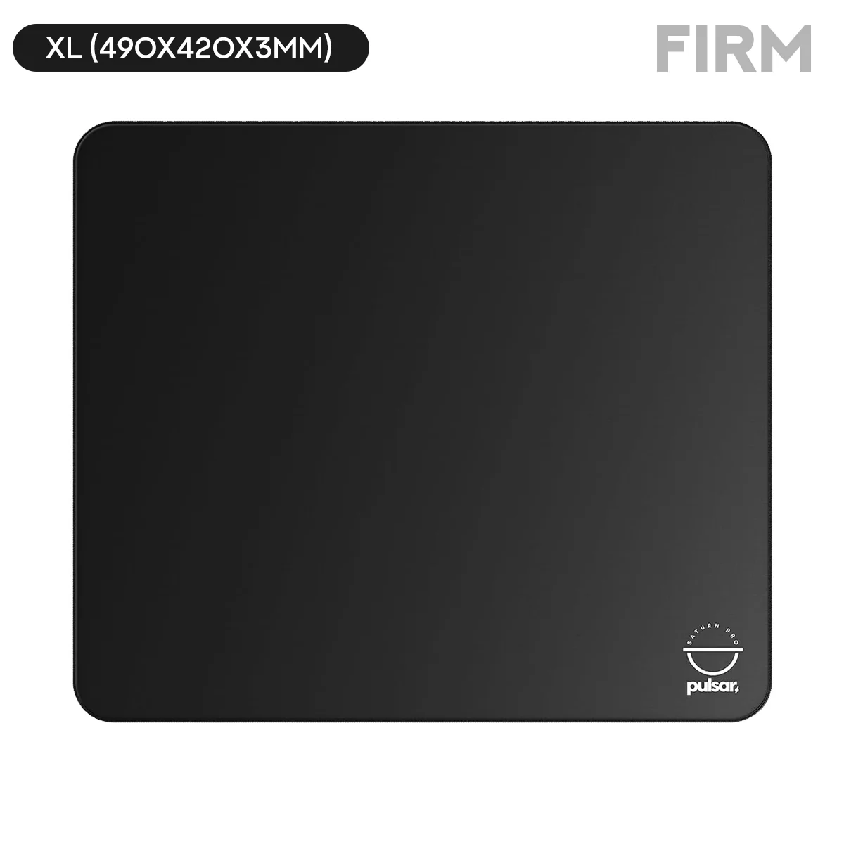 Pulsar Saturn Pro Mousepad - Jet Black (Firm Slow, Soft Slow) (XL, XLSQ) - Image 6