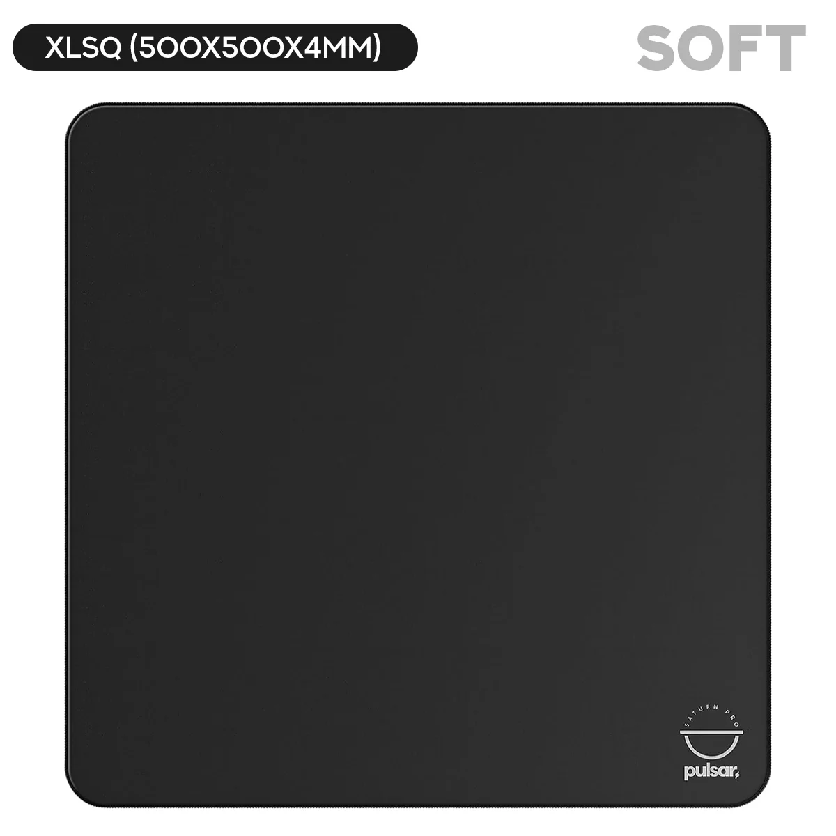 Pulsar Saturn Pro Mousepad - Jet Black (Firm Slow, Soft Slow) (XL, XLSQ) - Image 8