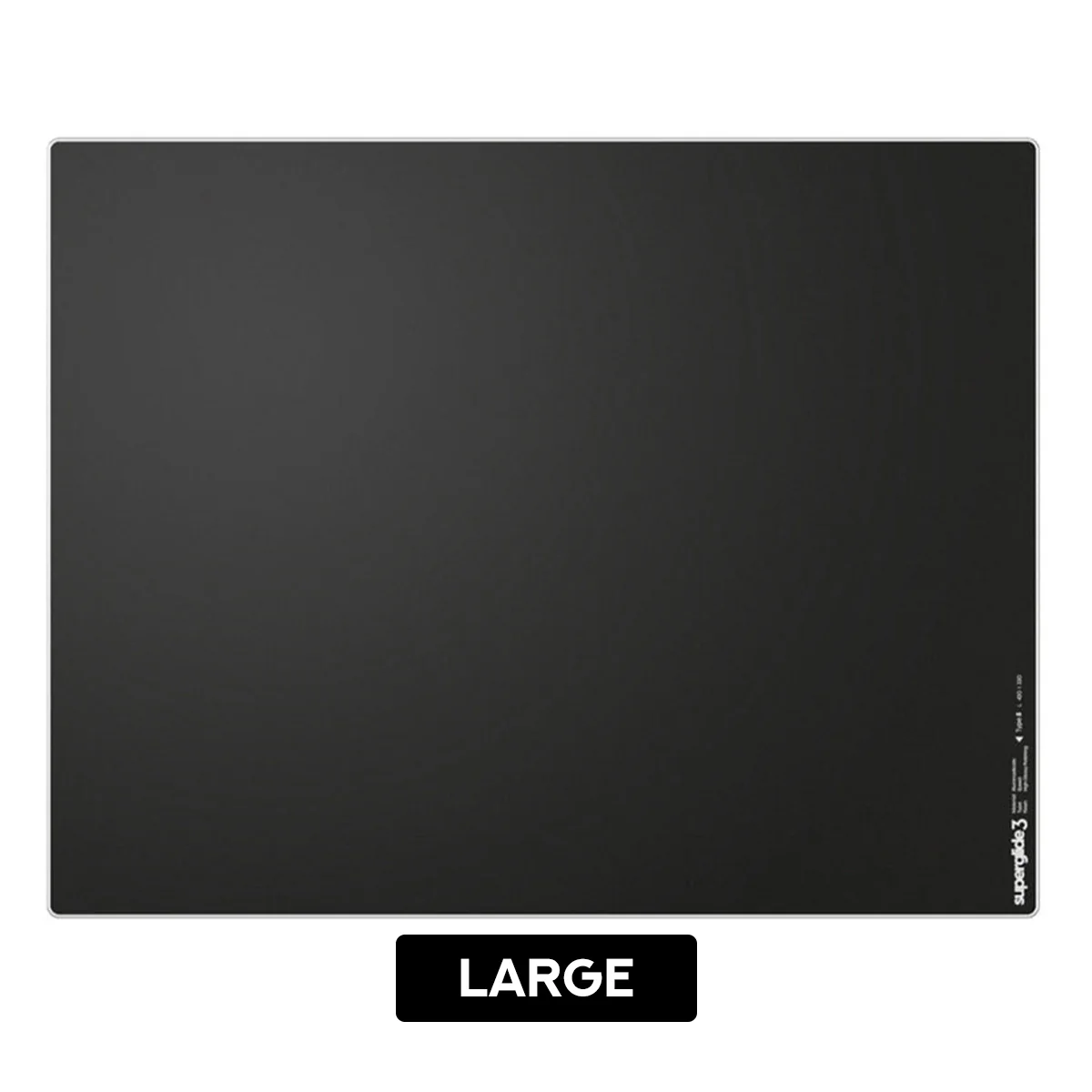Pulsar Superglide 3 Premium Glass Mousepad (Black) (M, L, XL, XLE) (SGPMB3S, SGPLB3S, SGPXLB3S, SGPXLEB3S) - Image 5