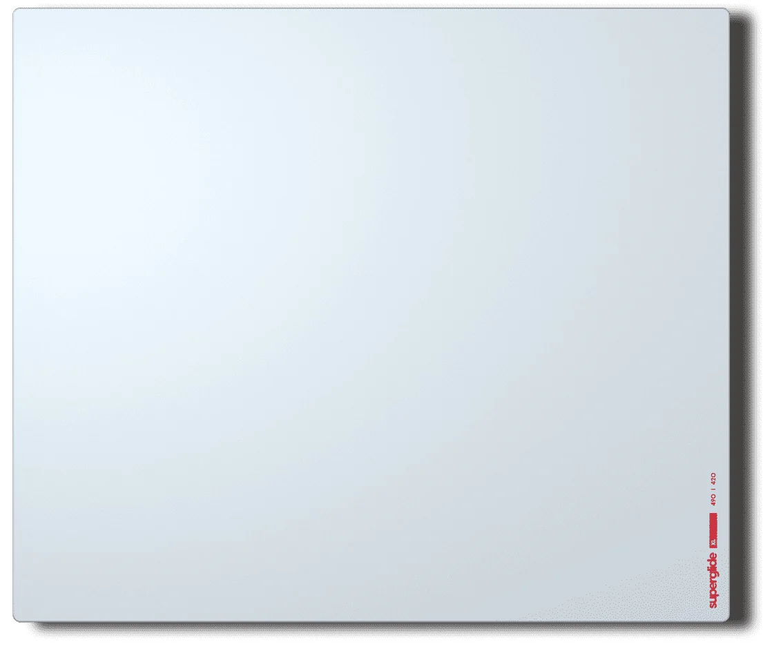 Pulsar Superglide Glass Mousepad XL (White) (SGPXLW)