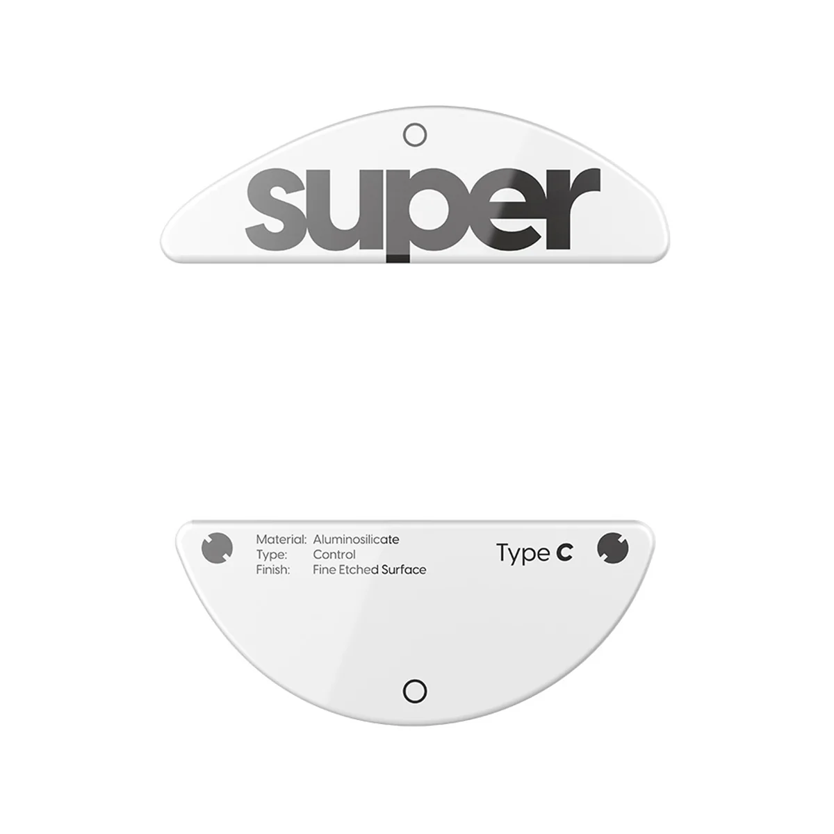 Pulsar Superglide Glass Skates for X3 Series Type-C Right Handed (White) (Right Handed, Left Handed) (PX3SGW2, PX3LSGW2) - Image 2