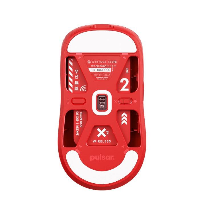 Pulsar X2 Medium Symmetrical Wireless Gaming Mouse (All Red Edition) (PX203) - Image 6