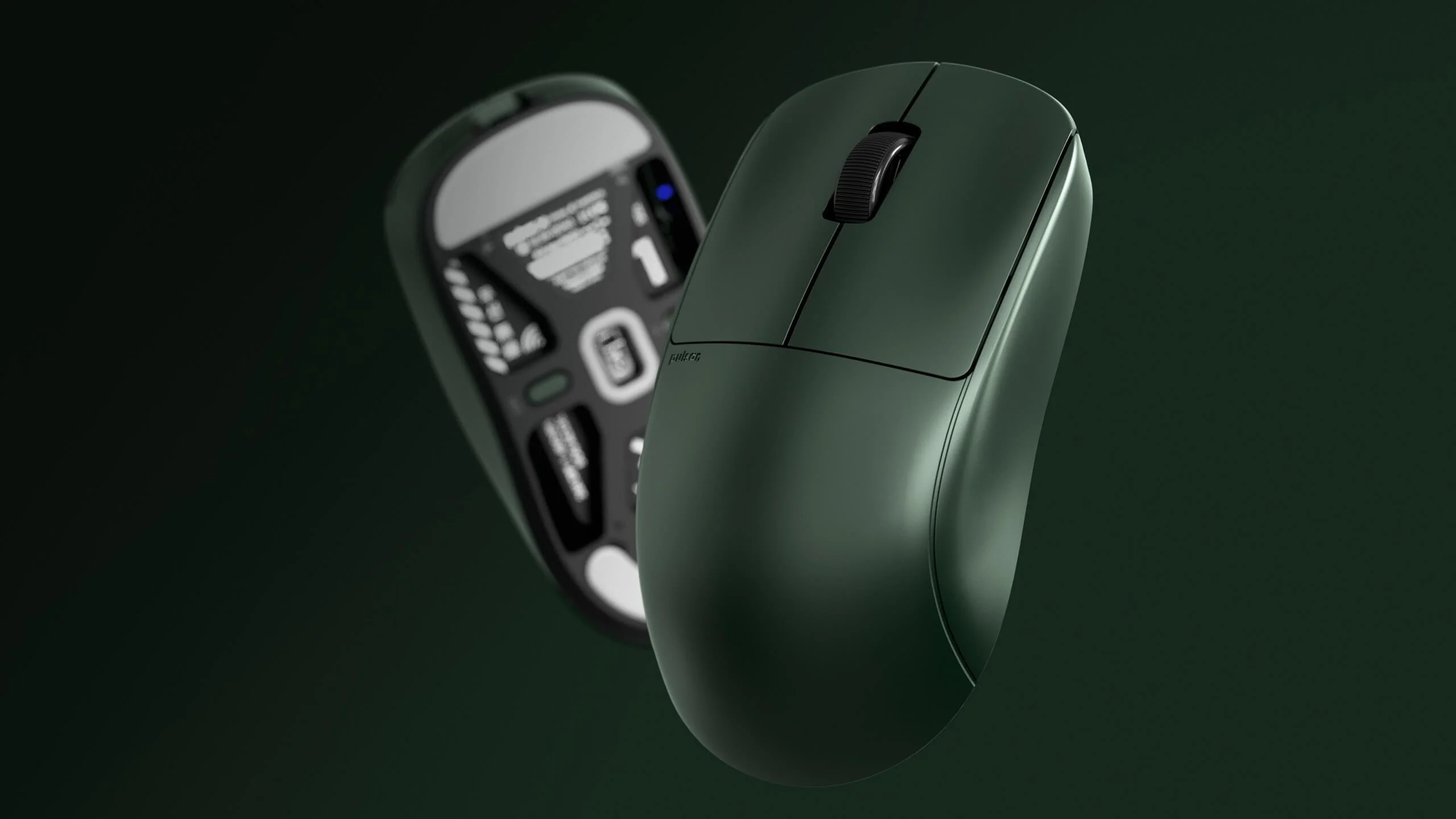 Pulsar X2 Mini Symmetrical Wireless Gaming Mouse (Founders Edition) (Green) (PX204S) - Image 3