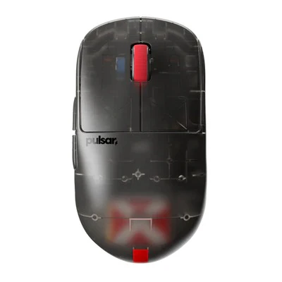 Pulsar X2H Mini Symmetrical Ultralight Wireless Gaming Mouse Clear Black Limited Ed. Size 1 (PX2H1CB) - Image 3