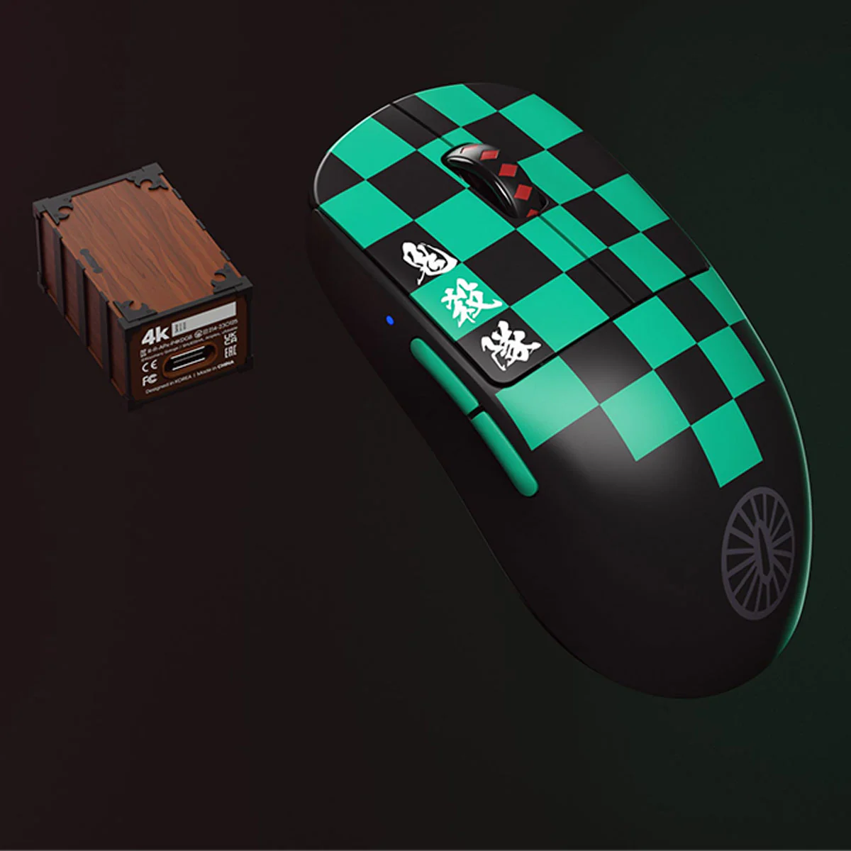 Pulsar X2V2 Symmetrical Ultralight Wireless Gaming Mouse 4K Special Pack Demon Slayer Kamado Tanjiro Limited Edition Size 2 (PX222TJ4) - Image 10