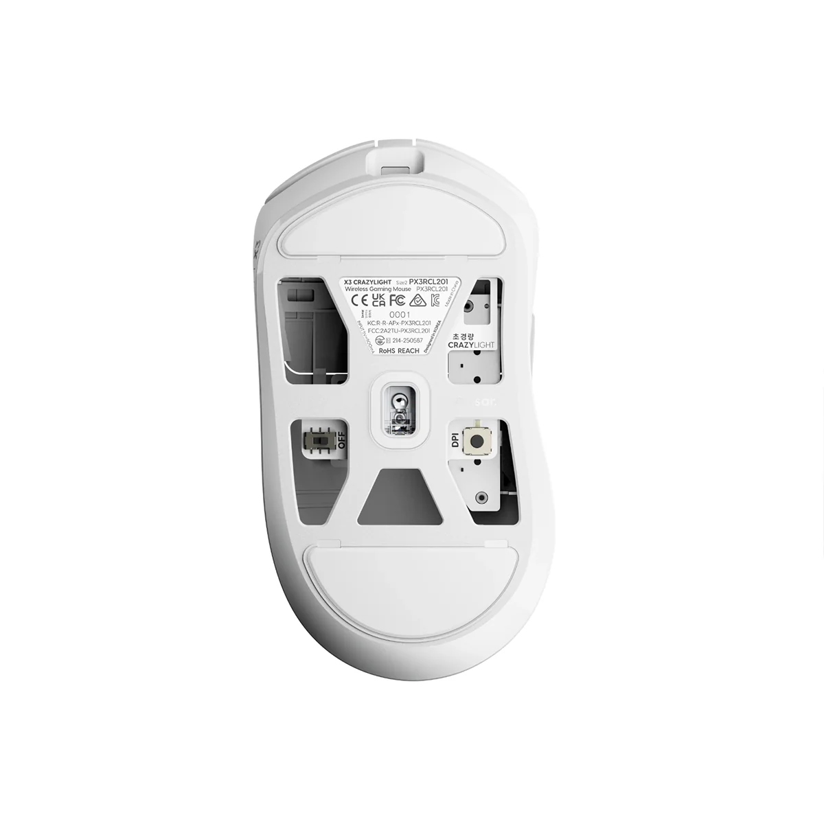 Pulsar X3 CrazyLight 8K Polling Rate eSports Gaming Mouse Size 2 (Jet Black, Uyuni White, Desert) - Image 11