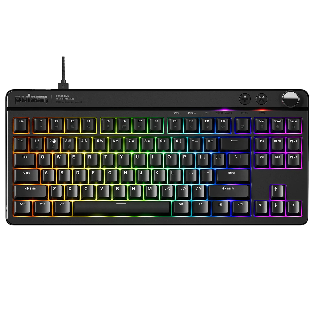 Pulsar XBOARD MS TKL ANSI Mechanical Gaming Keyboard (Black) (XBMS01) - Image 3